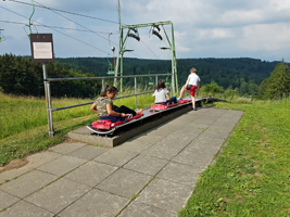 Gleich geht es steil abwärts :-)